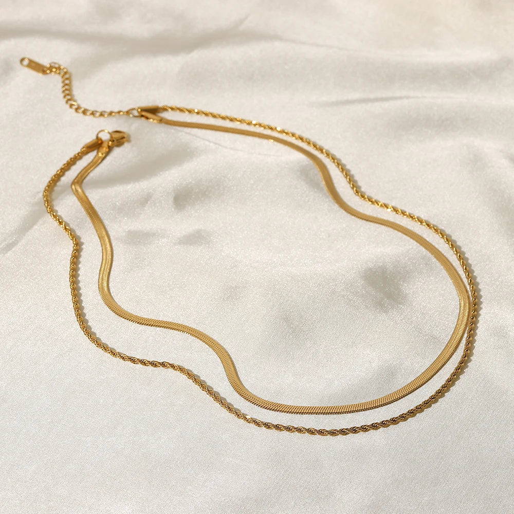 Collier Névya doré