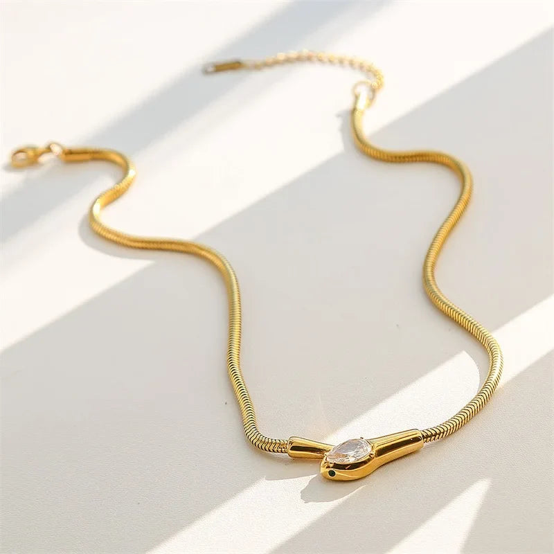 Collier Elyne Goutte doré