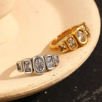 Bague Liora dorée et argentée