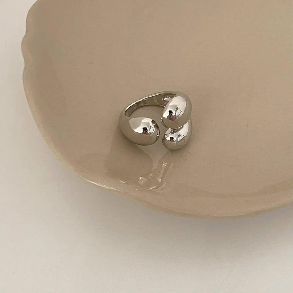 Bague Élora argentée